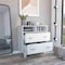 Tuhome Portanova Two Drawer Dresser, Two Open Shelves, Superior Top, Four Legs, White CLB6739 - alternate 5